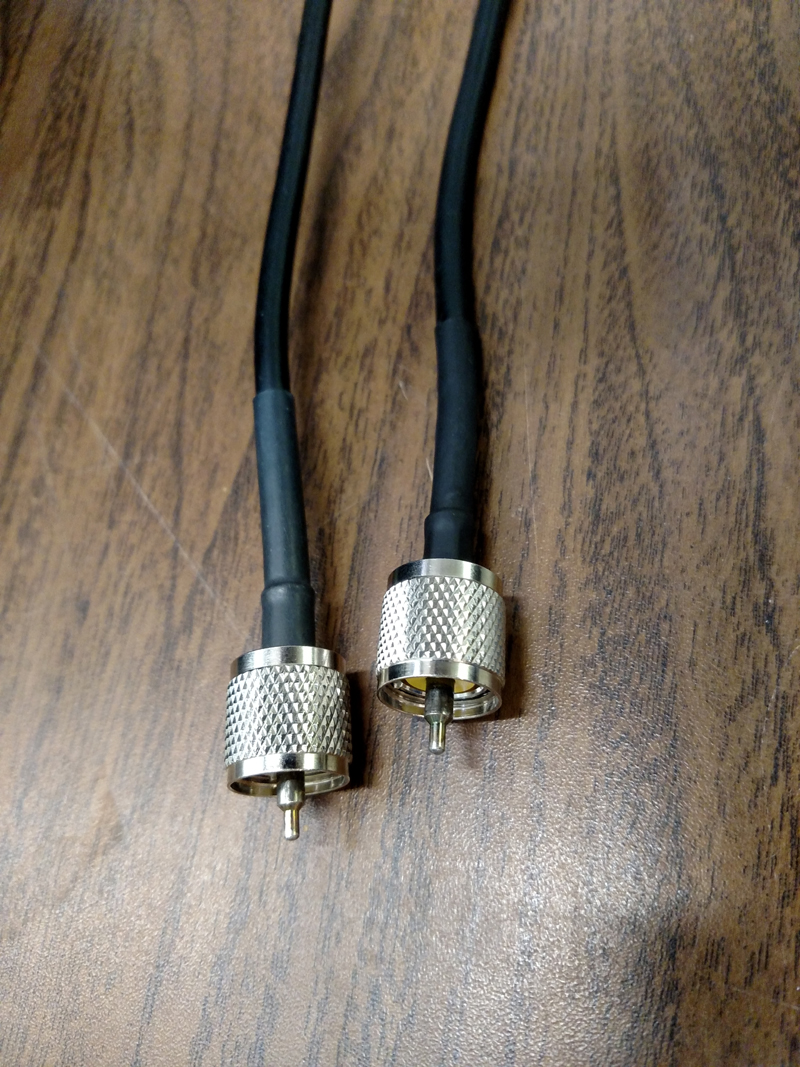 thumbnail image 2 of 35-FT RG8X Coaxial Jumper Cable With Amphenol PL-259 Soldered Connectors For Ham Radio Or CB 2 of 2