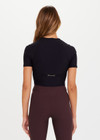 KIM CROP TEE - BLACK [USW323055]