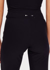 THE UPSIDE women's black Onyx Alina Pant is made from a recycled soft peached fabric with a brushed handfeel. This straight leg pant features a drawcord at the waist and moisture-wicking, breathable and quick-drying properties.