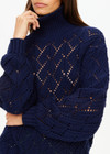 CLEMENTINE KNIT CREW - NAVY [USW424024]