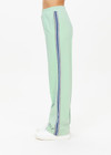 THE UPSIDE women's green Philosophy Jupiter Pant is made with soft lenzing fabric, for a regular fit. This mid-rise, wide leg pant features side pockets and an elastic waist.