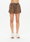 THE UPSIDE women's leopard Panthera Billie Run Short is made from recycled fabric. The shorts features pockets and drawstring waistband. Designed for running.