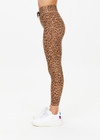 THE UPSIDE women's leopard Panthera 25 inch Midi Pant is made from recycled peached. The soft legging features a drawstring. Designed for yoga and pilates.