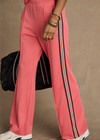 THE UPSIDE women's pink Voila Marnie Wide Leg Pant is a true-to-size fit in a soft suiting fabrication and features an elasticated waistband and pockets. The perfect travel or everyday piece.