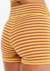 THE UPSIDE women’s stripe Naxos 3inch Spin Short is designed for a soft & comfortable fit in jacquard fabrication. Made for yoga & pilates.