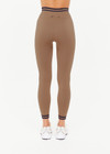 THE UPSIDE women’s recycled mocha Form Seamless 25In Legging offers a supportive fit with a soft ribbed waistband and moisture control. Made for yoga and pilates.