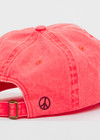 THE UPSIDE women's pink Soft Cap features a embroidered horseshoe logo on front and an adjustable strap at back with buckle. Made for lifestyle.