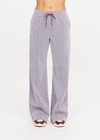 THE UPSIDE women’s sparkle grey Galaxia Marnie Wide Leg Pant is high rise with side pockets, an elasticated waistband and a maroon drawcord. Made for lifestyle.