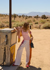 THE UPSIDE women’s tie dye recycled cotton Tokio Wide Leg Pant is designed for a relaxed fit and features side detailing, a high rise waist and side seam pockets. Made for lifestyle.