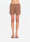 THE UPSIDE women’s leopard organic cotton Javan Darcy Short is designed for a true to size fit and features a mid rise waist and side seam pockets. Made for lifestyle.