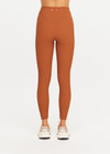 THE UPSIDE women’s brown recycled jacquard Mariana 25inch High Midi Legging offers a soft and supportive fit and features a high rise waist and V panel waistband. Made for yoga and pilates.