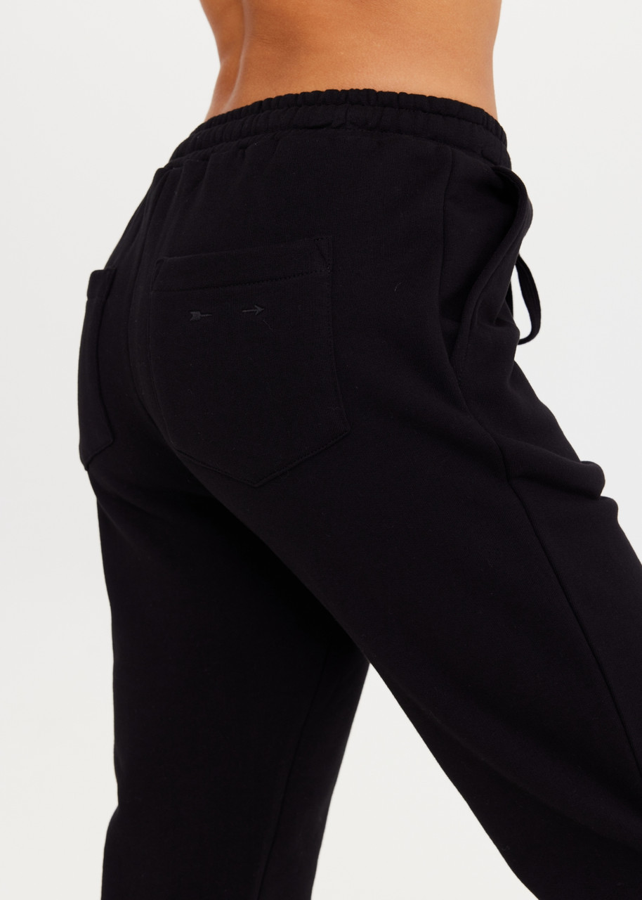 Jupiter Gear Black High-Waisted Classic Gym Leggings with Side