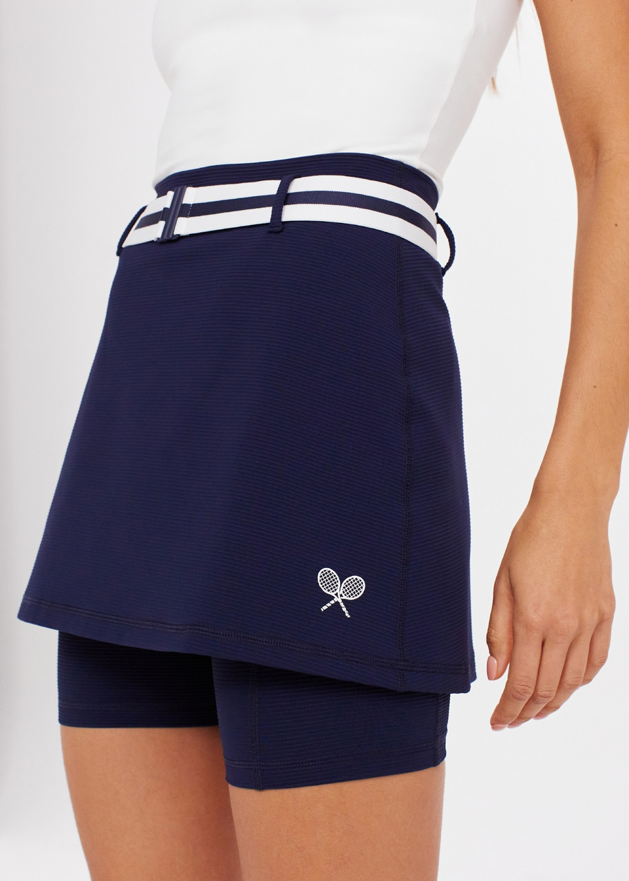 MATCHPOINT | The SKORT UPSIDE in NAVY ASH