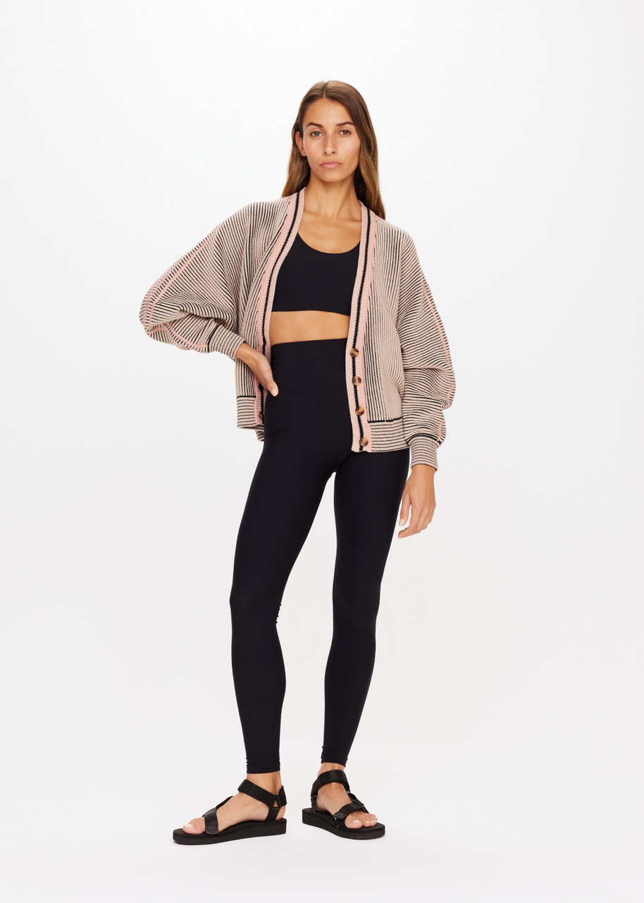 NIRVANA JESSI CROP CARDIGAN - CORAL ALMOND [USW423004]