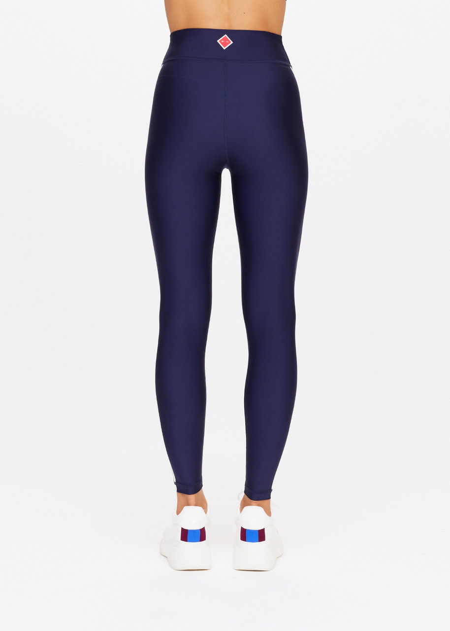 Playback high-rise leggings in blue - The Upside