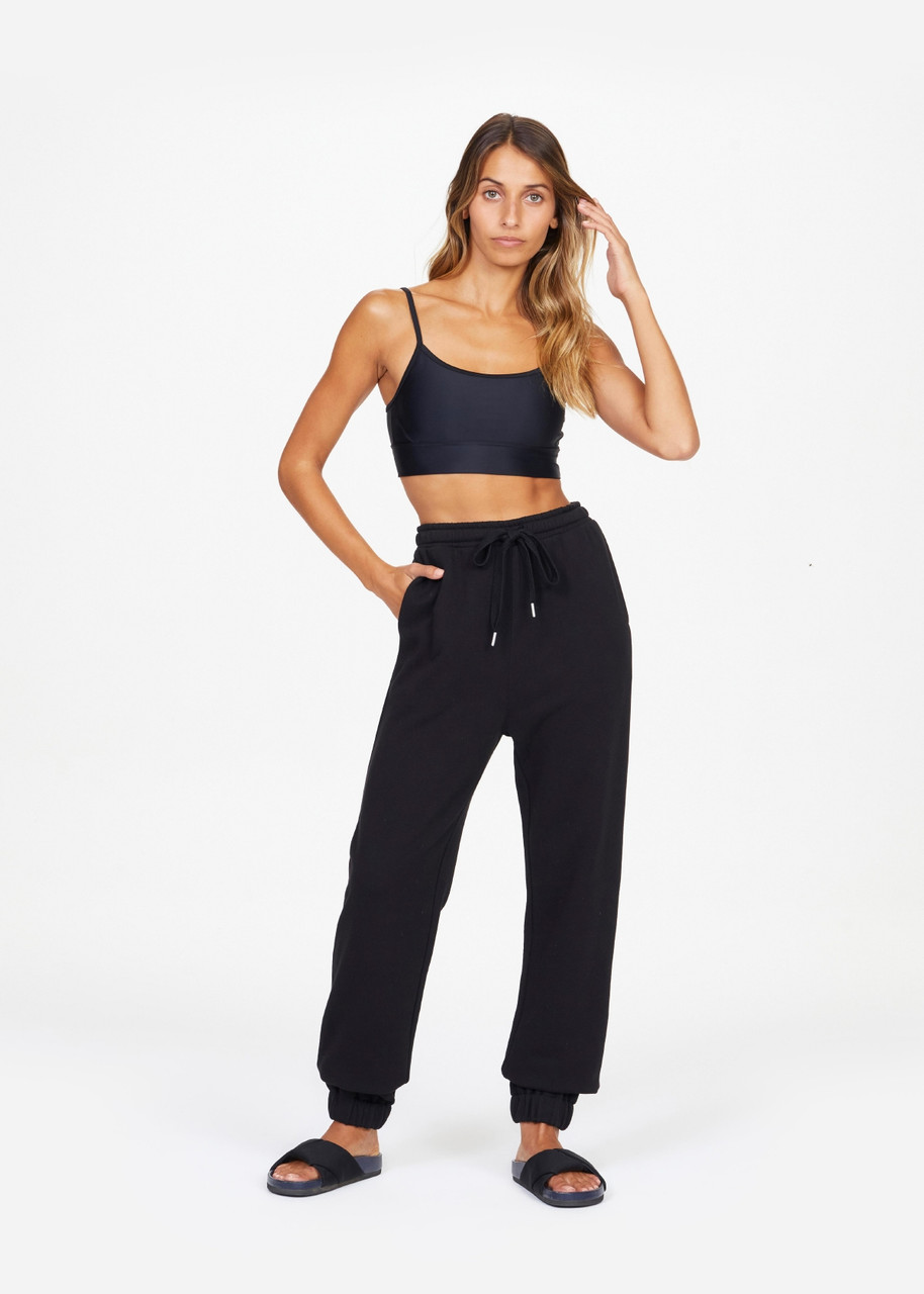 hummel IC TERRY SWEATPANTS - BLACK