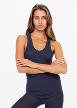 FRANKIE RIB TANK - INDIGO [USW222119]