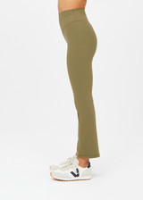 PEACHED THIA CROP FLARE - OLIVE [USW022012]