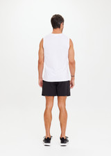 MENS MUSCLE TANK - WHITE [USM022008]