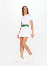 TOPSPIN LUCINDA SKIRT - WHITE [USW223152]