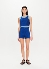 NIRVANA MAHALIA TOP in COBALT | The UPSIDE