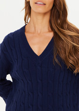 トップス audire Diamond knit tops (Dark navy) Diamond knit tops (Dark navy) – Audire