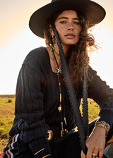 SEYMOUR KNIT SWEATER in NAVY | The UPSIDE