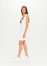 COLUMBIA BLAISE KNIT DRESS in WHITE | The UPSIDE