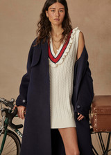 COLUMBIA BLAISE KNIT DRESS in WHITE | The UPSIDE