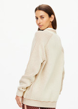 ALANA KNITTED SWEATER in NATURAL | The UPSIDE