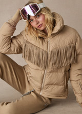 FAIRBANKS FOX PUFFER JACKET in KHAKI | The UPSIDE