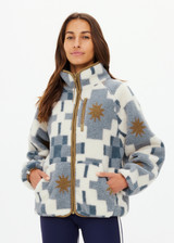 TOTEM HARLOW ZIP THROUGH in BLUE STAR | The UPSIDE