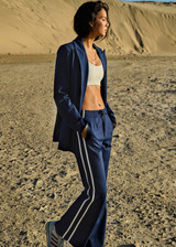 MUSE FLARE PANT in NAVY | The UPSIDE