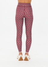 THE UPSIDE women's floral Firefly 25 Inch Legging is designed for a mid rise supportive fit in a breathable recycled super soft fabric. Made for pilates.