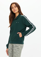 COBRA PARI ZIP JACKET in RACING GREEN | The UPSIDE