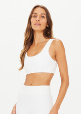 PEACHED HARLEY BRA - WHITE [USW026008]
