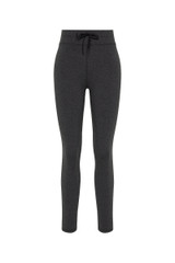 THE UPSIDE women's grey recycled Moondance 25inch legging offers a soft, supportive fit with an elastic waist drawcord in double-peached fabric. Ideal for yoga and pilates.