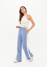 PALMAS MARNIE WIDE LEG PANT in DENIM | The UPSIDE