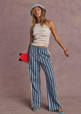 PALMAS MARNIE WIDE LEG PANT in DENIM | The UPSIDE