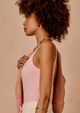 THE UPSIDE women’s pink Pointe Lace Scoop Bodysuit is fully lined with a scoop front neckline and extra low back. Made for golf and tennis.