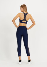 MATTE MIDI PANT - NAVY [USW019007]