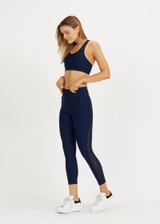 MATTE MIDI PANT - NAVY [USW019007]