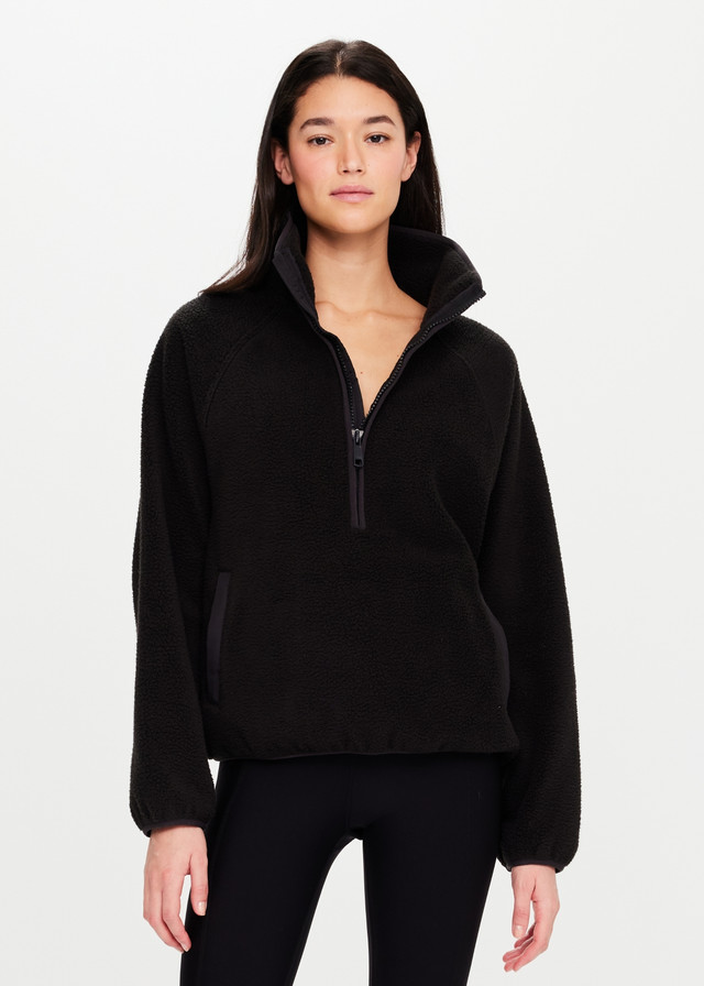 HARLOW PULLOVER in BLACK | The UPSIDE