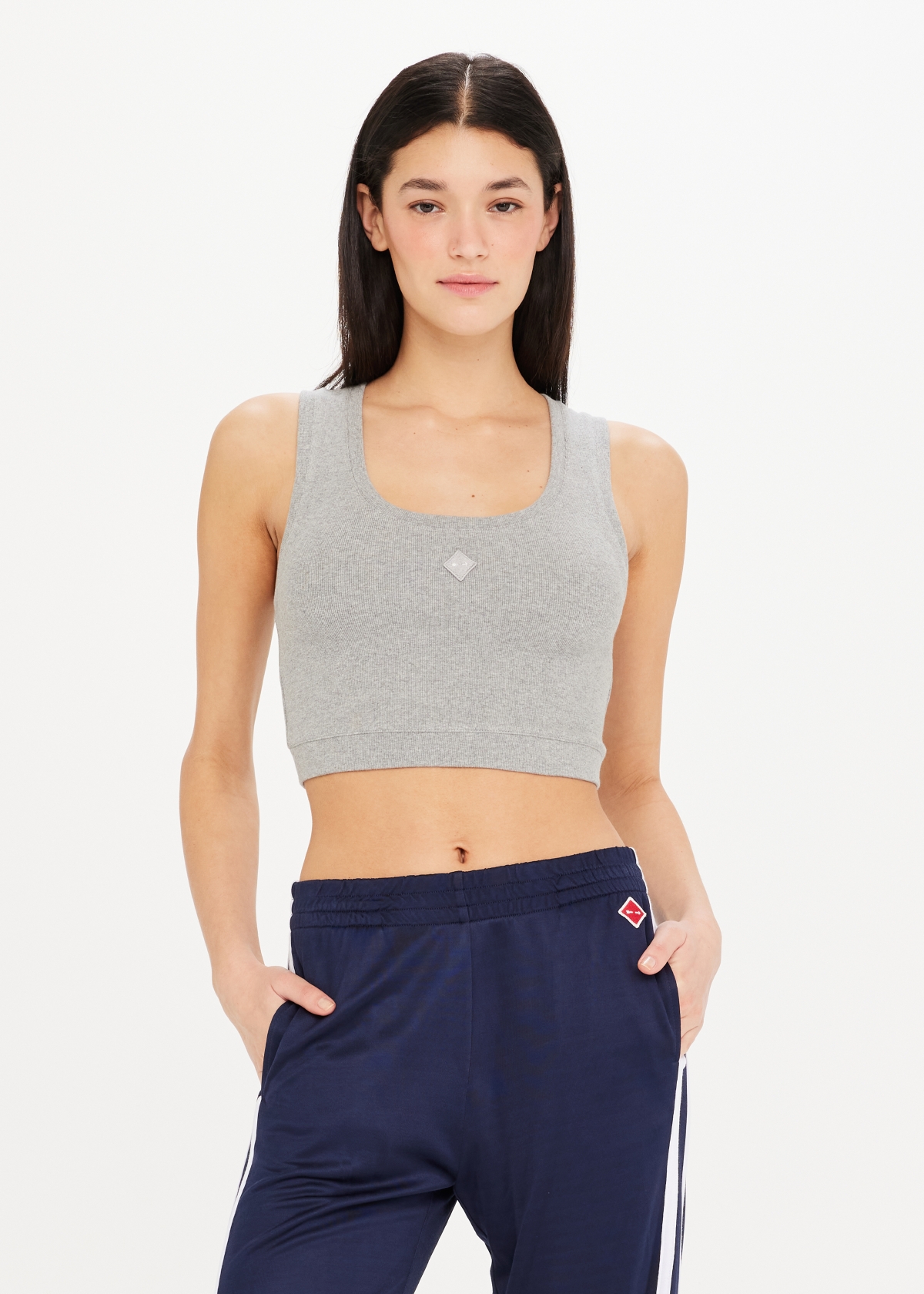 FORM SEAMLESS MADDIE BRA in GREY MARLE