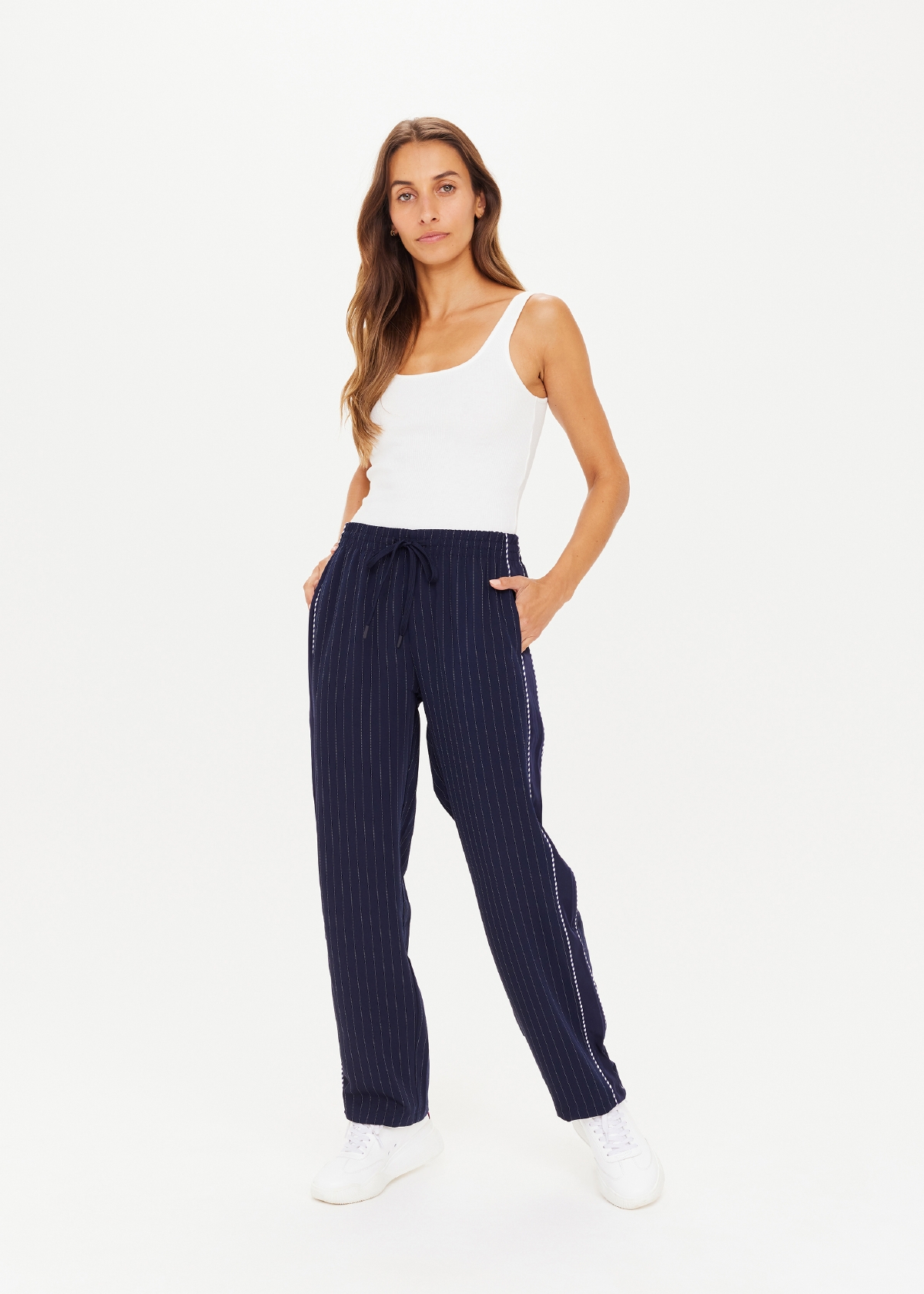 MERIDA FRANCA PANT in STRIPE | The UPSIDE