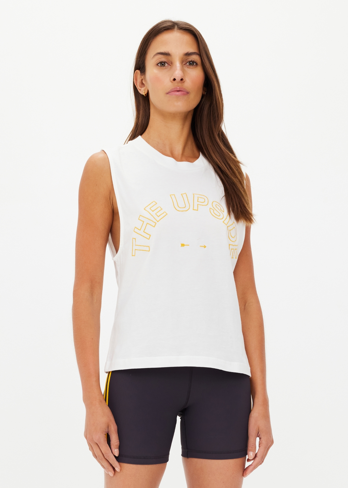 DAWSON LOGO TANK TOP in WHITE | The UPSIDE
