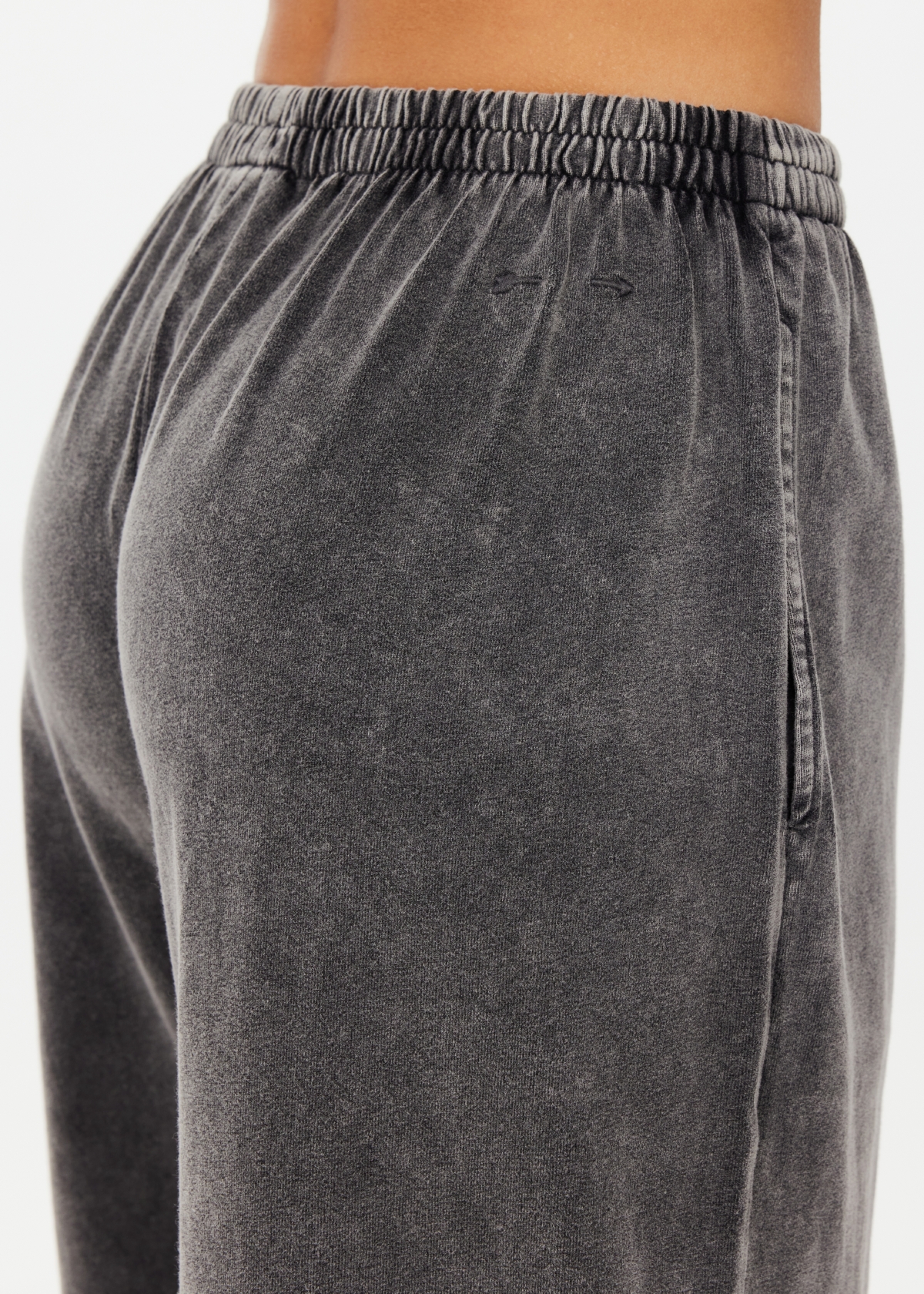 SOHO TOKIO WIDE LEG PANT in WASHED BLACK | The UPSIDE