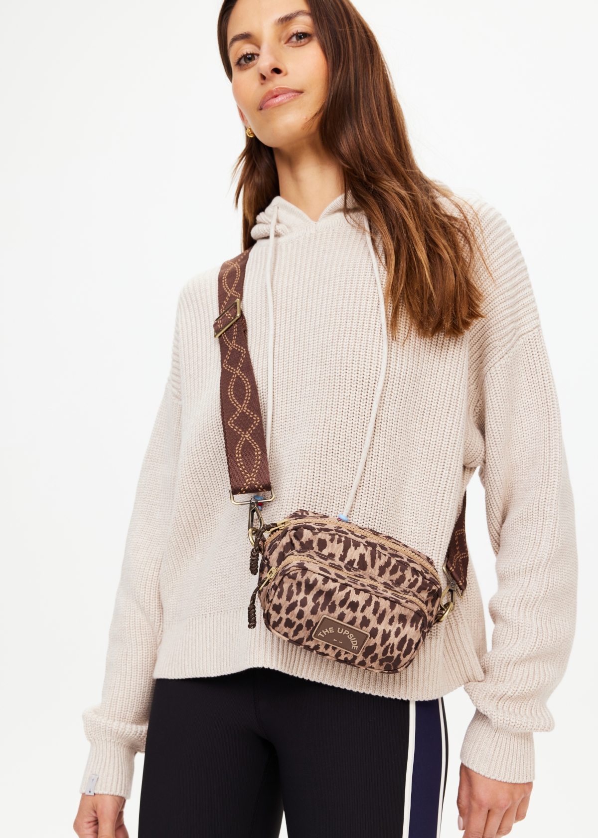 PANTHERA VOYAGE CROSSBODY BAG in LEOPARD | The UPSIDE