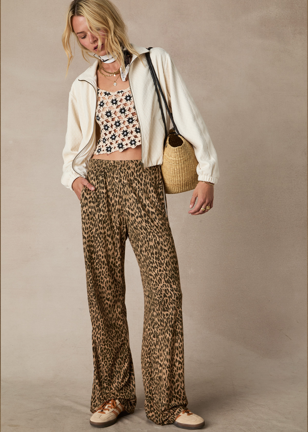 PANTHERA JETSET PANT in LEOPARD | The UPSIDE