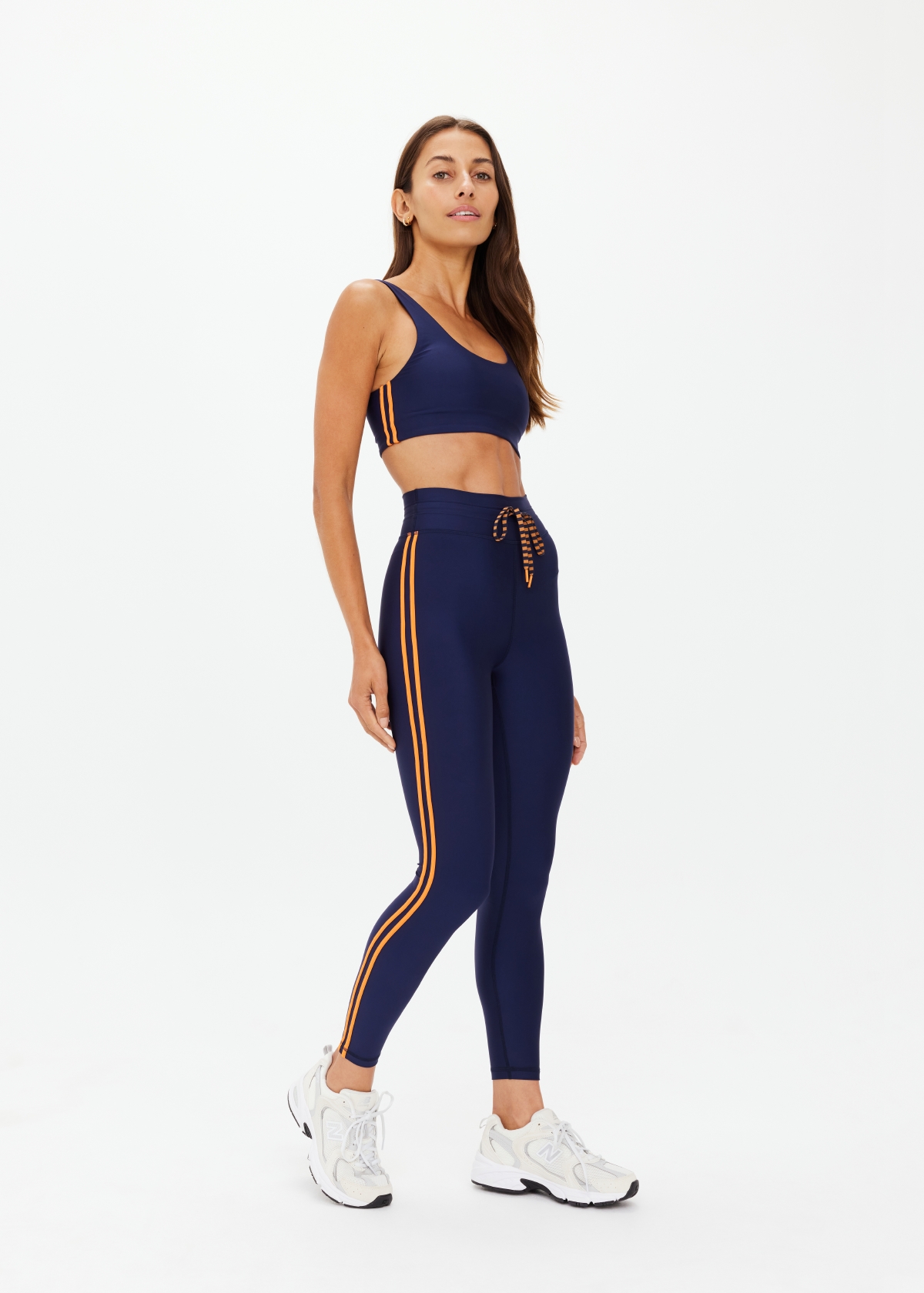 OXFORD 25IN MIDI PANT in NAVY | The UPSIDE